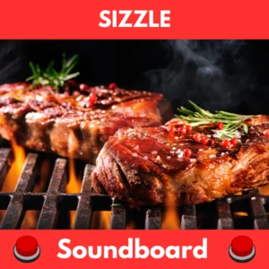 Sizzle cooking soundboard