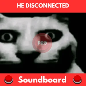 He disconnected soundboard