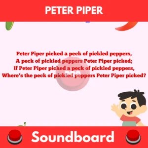 Peter piper soundboard